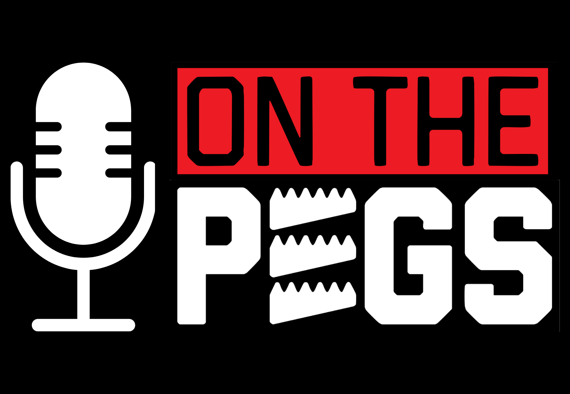 On the Pegs Podcast logo